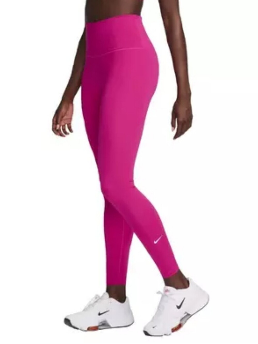 Nike One Dri-Fit Leggings Bright Pink Size Large EUC